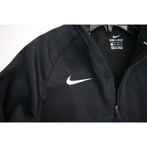 Nike Therma 897186-010 Women’s Sz XS Black DRI-FIT 1/4 Zip Pullover Training Top - Picture 3 of 11